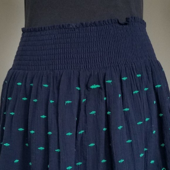 J Crew Embroidered Gauze Eyelet Mini Skirt XXS - Picture 5 of 7